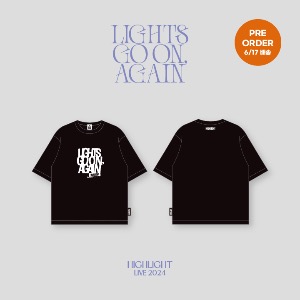 ハイライト(Highlight) - LIVE 2024MD / 半袖Tシャツ(T-SHIRT) - BLACK