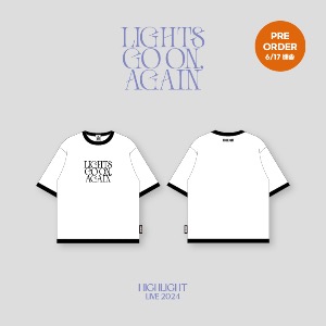 ハイライト (Highlight) - LIVE 2024MD / 半袖Tシャツ (T-SHIRT) - WHITE